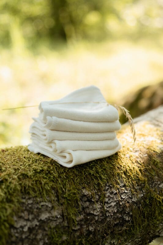 tvättlappar i bambu som är återanvändbara och mjuka