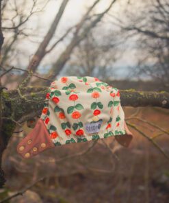 ett pul-skal med vallmo på som hänger